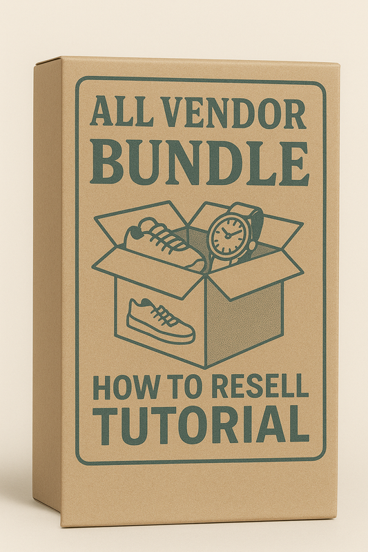 ALL VENDOR BUNDLE + HOW TO RESELL TUTORIAL