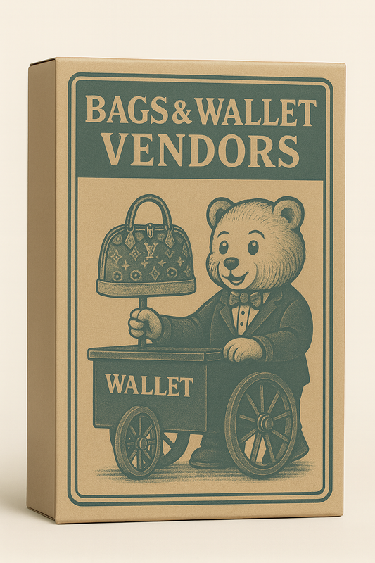DESIGNER BAGS + WALLET VENDORS